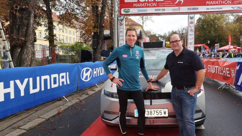 Hyundai ist auch 2023 Partner des Graz Marathon.