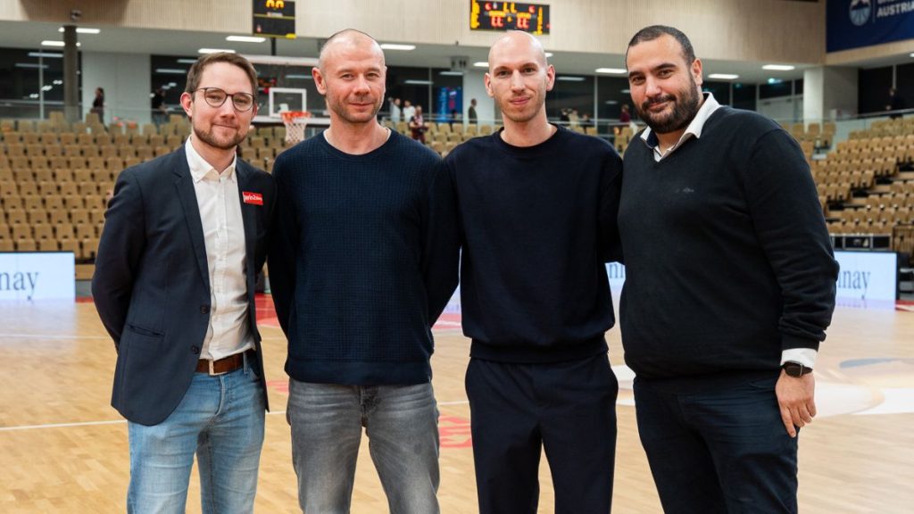 Albert Handler, Emil Höher, Simon Pointner, Aldin Saracevic | (c) Basketball Austria/Alex Foret