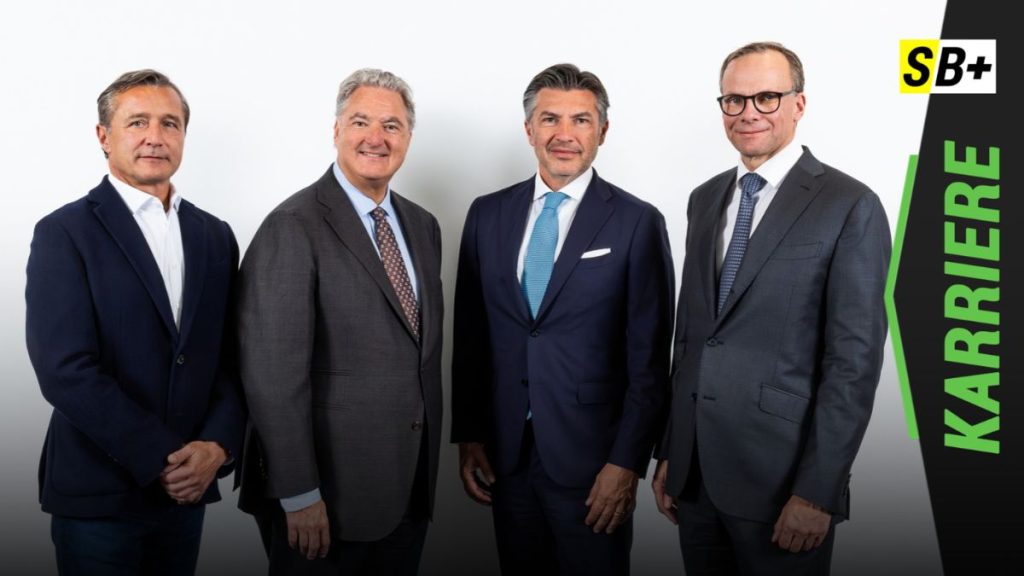 Martin Škopek, Vorstandsdirektor, Erwin van Lambaart, Generaldirektor, Robert Zadrazil, Aufsichtsratspräsident und Andreas Bierwirth, Vorstandsdirektor und designierter Generaldirektor | (c)  Casinos Austria